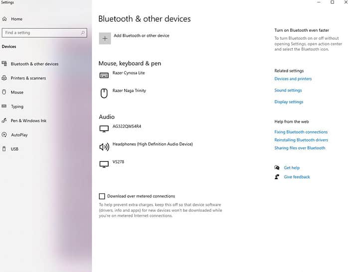 Bluetooth Device Manger Windows 11